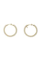 【ナチュラリジュエリ/NATURALI JEWELRY】のパール巻フープイヤリング L パール|ID: prp329100000026179 ipo3291000000036238782