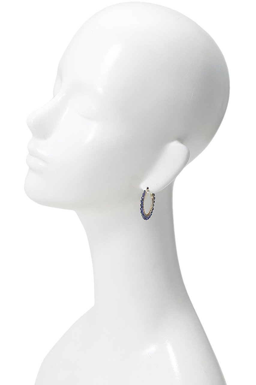 【ナチュラリジュエリ/NATURALI JEWELRY】のサファイア巻きフープピアス M 人気、トレンドファッション・服の通販 founy(ファニー) 　ファッション　Fashion　レディースファッション　WOMEN　ジュエリー　Jewelry　リング　Rings　イヤリング　Earrings　イヤリング　Earrings　シンプル　Simple　フープ　Hoop　定番　Standard　other-3|ID: prp329100000026196 ipo3291000000031267342