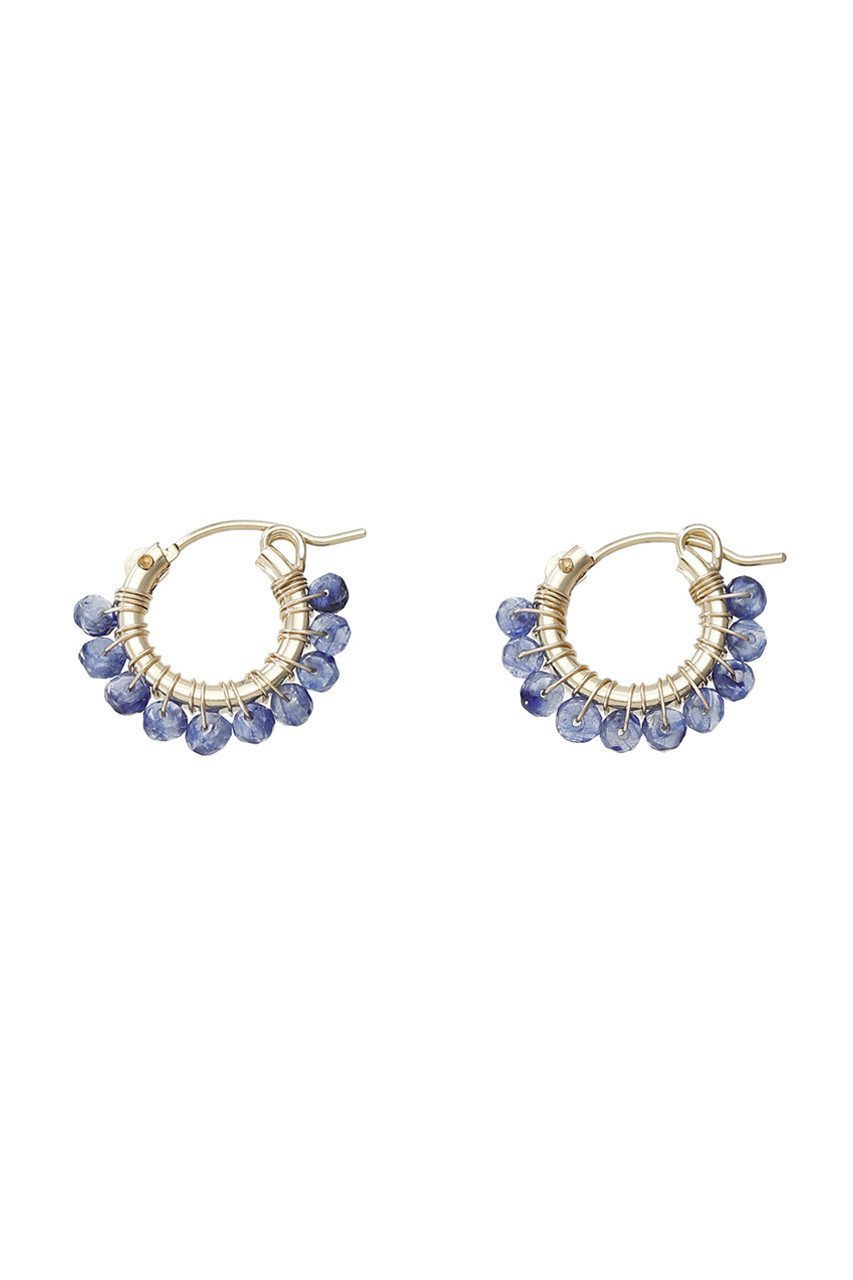 【ナチュラリジュエリ/NATURALI JEWELRY】のサファイア巻きフープピアス S 人気、トレンドファッション・服の通販 founy(ファニー) 　ファッション　Fashion　レディースファッション　WOMEN　ジュエリー　Jewelry　リング　Rings　イヤリング　Earrings　イヤリング　Earrings　フェミニン　Feminine　フープ　Hoop　定番　Standard　 other-1|ID: prp329100000026200 ipo3291000000030802638