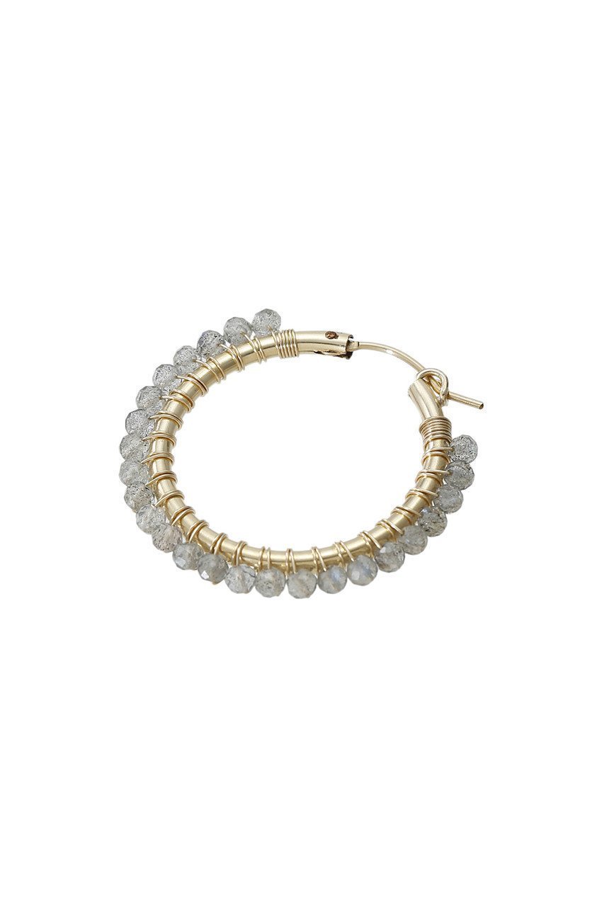 【ナチュラリジュエリ/NATURALI JEWELRY】のラブラドライト巻きフープピアス M 人気、トレンドファッション・服の通販 founy(ファニー) 　ファッション　Fashion　レディースファッション　WOMEN　ジュエリー　Jewelry　リング　Rings　イヤリング　Earrings　イヤリング　Earrings　シンプル　Simple　フープ　Hoop　定番　Standard　other-4|ID: prp329100000026204 ipo3291000000031267337