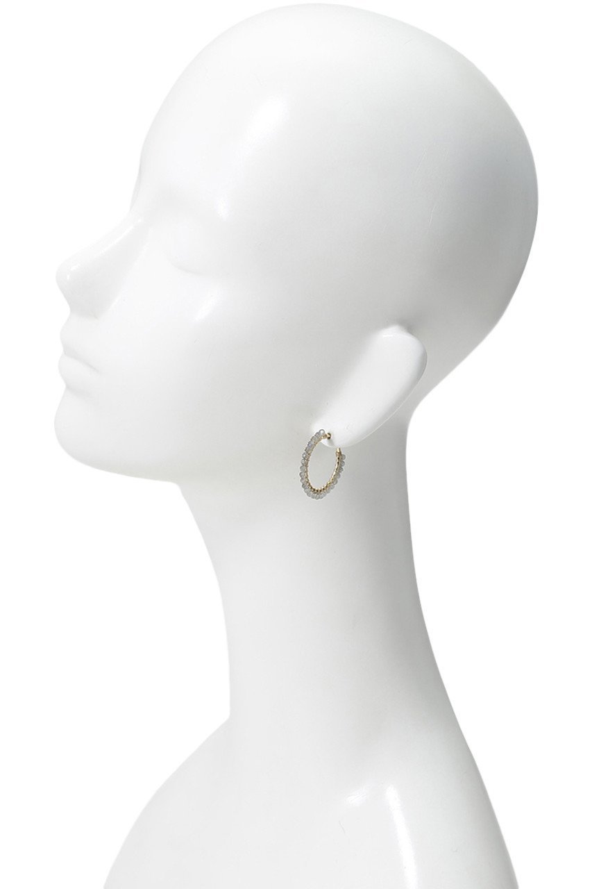 【ナチュラリジュエリ/NATURALI JEWELRY】のラブラドライト巻きフープイヤリング M 人気、トレンドファッション・服の通販 founy(ファニー) 　ファッション　Fashion　レディースファッション　WOMEN　ジュエリー　Jewelry　リング　Rings　イヤリング　Earrings　イヤリング　Earrings　シンプル　Simple　フープ　Hoop　定番　Standard　other-2|ID: prp329100000026210 ipo3291000000031267329