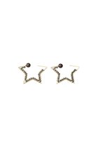 【ナチュラリジュエリ/NATURALI JEWELRY】のスター巻きフープピアス パイライト|ID: prp329100000026244 ipo3291000000030802653