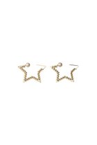 【ナチュラリジュエリ/NATURALI JEWELRY】のスター巻きフープピアス ゴールド|ID: prp329100000026244 ipo3291000000030802654