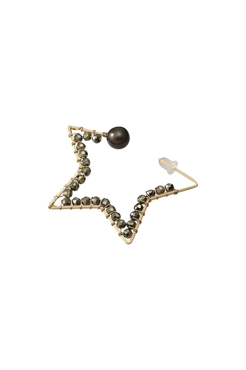【ナチュラリジュエリ/NATURALI JEWELRY】のスター巻きフープピアス 人気、トレンドファッション・服の通販 founy(ファニー) 　ファッション　Fashion　レディースファッション　WOMEN　ジュエリー　Jewelry　リング　Rings　イヤリング　Earrings　イヤリング　Earrings　ストーン　Stone　パール　Pearl　フープ　Hoop　モチーフ　Motif　エレガント 上品　Elegant　定番　Standard　other-5|ID: prp329100000026244 ipo3291000000031330170