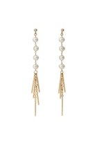 【ナチュラリジュエリ/NATURALI JEWELRY】のメタルフリンジピアス パール|ID: prp329100000026260 ipo3291000000036196559