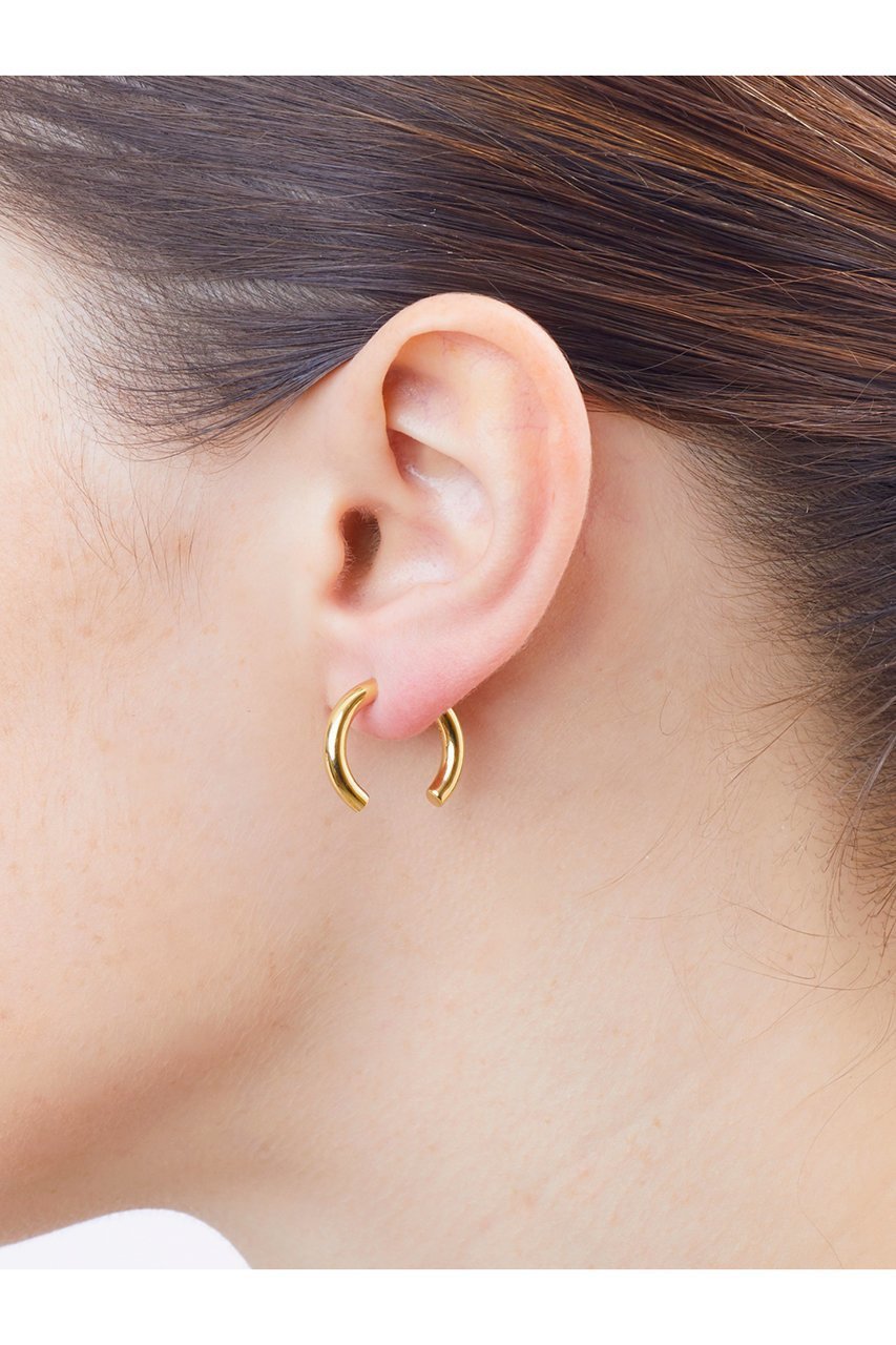 【マリア ブラック/MARIA BLACK】のBroken 18 ピアス(片耳用) 人気、トレンドファッション・服の通販 founy(ファニー) 　ファッション　Fashion　レディースファッション　Fashion for Women　ジュエリー　Jewelry　ファッションリング　Fashion Rings　イヤリング・フープ・ドロップタイプ　Hoop, Drop & Clip Earrings　イヤリング　Earrings　フープ　Hoop, Hoop Earrings　片耳　One-Ear, Single Earring　other-2|ID: prp329100000026555 ipo3291000000031416664