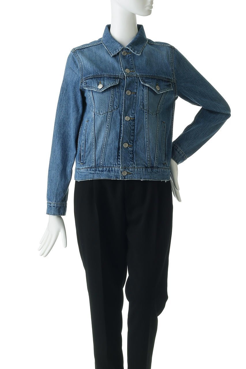 【アルアバイル/allureville】のベーシックGジャン 人気、トレンドファッション・服の通販 founy(ファニー) 　ファッション　Fashion　レディースファッション　Fashion for Women　アウター　Coat / Outerwear Collection　レディースジャケット・軽アウター　Jackets　ウォッシュ　Washed Finish　ジャケット　Jacket, Outerwear　ダメージ　Distressed, Destroyed　デニム　Denim, Jeans Material　フェミニン　Feminine, Girly　フレア　Flare, Flared　プリント　Print, Printed Pattern　ベーシック　Basic, Essential　ボトム　Bottoms, Lower Wear　リアル　Real, Realistic　ヴィンテージ　Vintage Style　定番　Standard, Basic Item　春　Spring　other-2|ID: prp329100000027080 ipo3291000000035721432