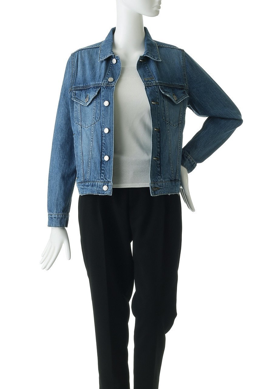 【アルアバイル/allureville】のベーシックGジャン 人気、トレンドファッション・服の通販 founy(ファニー) 　ファッション　Fashion　レディースファッション　Fashion for Women　アウター　Coat / Outerwear Collection　レディースジャケット・軽アウター　Jackets　ウォッシュ　Washed Finish　ジャケット　Jacket, Outerwear　ダメージ　Distressed, Destroyed　デニム　Denim, Jeans Material　フェミニン　Feminine, Girly　フレア　Flare, Flared　プリント　Print, Printed Pattern　ベーシック　Basic, Essential　ボトム　Bottoms, Lower Wear　リアル　Real, Realistic　ヴィンテージ　Vintage Style　定番　Standard, Basic Item　春　Spring　other-8|ID: prp329100000027080 ipo3291000000035721438