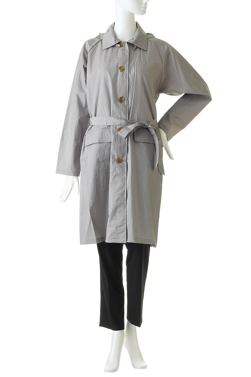 【ムーンバット/MOONBAT】のナイロンワッシャーステンカラーレインコート 人気、トレンドファッション・服の通販 founy(ファニー) 　ファッション　Fashion　レディースファッション　Fashion for Women　アウター　Coat / Outerwear Collection　コート・ロングコート・ピーコート　Long Coats, Peacoats & More　シンプル　Simple, Minimal　エレガント 上品　Elegant　other-2|ID: prp329100000032059 ipo3291000000035824381