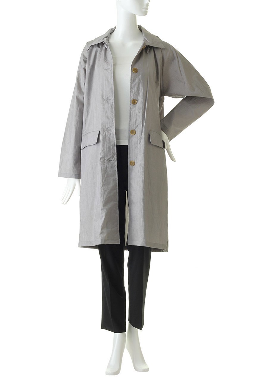 【ムーンバット/MOONBAT】のナイロンワッシャーステンカラーレインコート 人気、トレンドファッション・服の通販 founy(ファニー) 　ファッション　Fashion　レディースファッション　Fashion for Women　アウター　Coat / Outerwear Collection　コート・ロングコート・ピーコート　Long Coats, Peacoats & More　シンプル　Simple, Minimal　エレガント 上品　Elegant　other-7|ID: prp329100000032059 ipo3291000000035824386