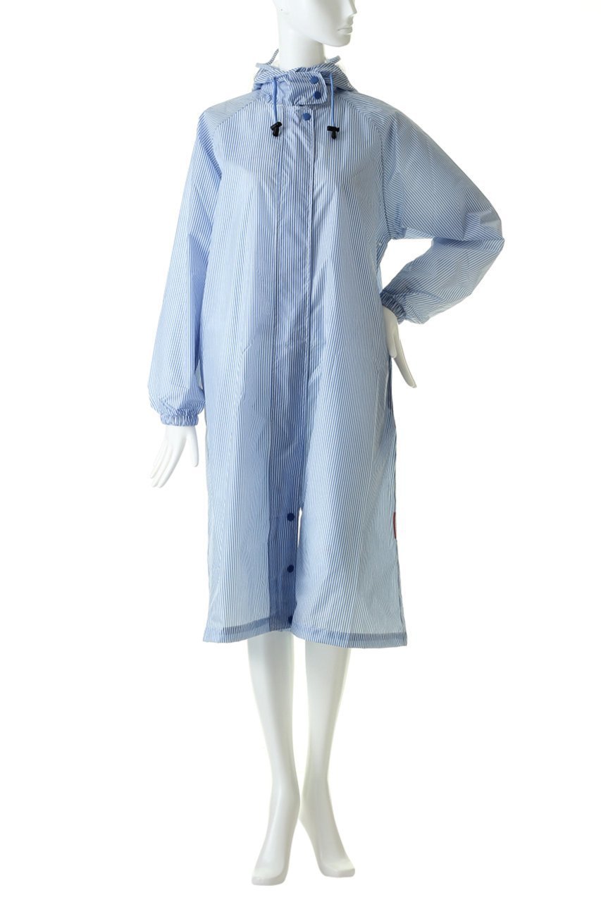 【ムーンバット/MOONBAT】のサイクルレインコート ストライプ 人気、トレンドファッション・服の通販 founy(ファニー) 　ファッション　Fashion　レディースファッション　Fashion for Women　アウター　Coat / Outerwear Collection　コート・ロングコート・ピーコート　Long Coats, Peacoats & More　ストライプ　Stripe, Striped Pattern　フロント　Front, Front Design　other-7|ID: prp329100000032062 ipo3291000000036638934