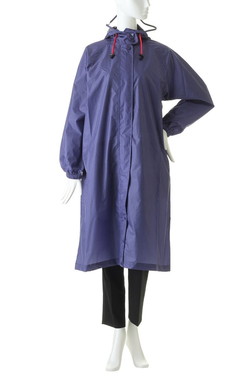 【ムーンバット/MOONBAT】のサイクルレインコート ドット 人気、トレンドファッション・服の通販 founy(ファニー) 　ファッション　Fashion　レディースファッション　Fashion for Women　アウター　Coat / Outerwear Collection　コート・ロングコート・ピーコート　Long Coats, Peacoats & More　ジップ　Zip, Zipper　ドット　Polka Dot, Dot Pattern　フェミニン　Feminine, Girly　フロント　Front, Front Design　other-2|ID: prp329100000032715 ipo3291000000036562005