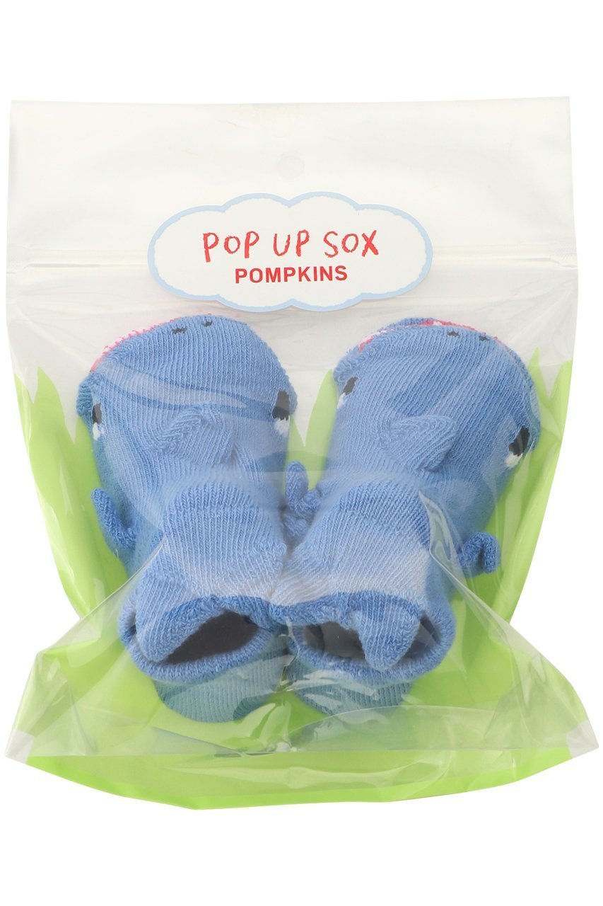 【ポプキンズ/POMPKINS / KIDS】の【BABY】【POP UP SOX】サメ 人気、トレンドファッション・服の通販 founy(ファニー) 　ファッション　Fashion　キッズファッション　Fashion for Kids　ギフト プレゼント　Gift / Present　ソックス　Socks, Hosiery　ベビー　Baby, Babywear　再入荷　Restock / Back in Stock　日本製　Made In Japan　other-3|ID: prp329100000032816 ipo3291000000034525493