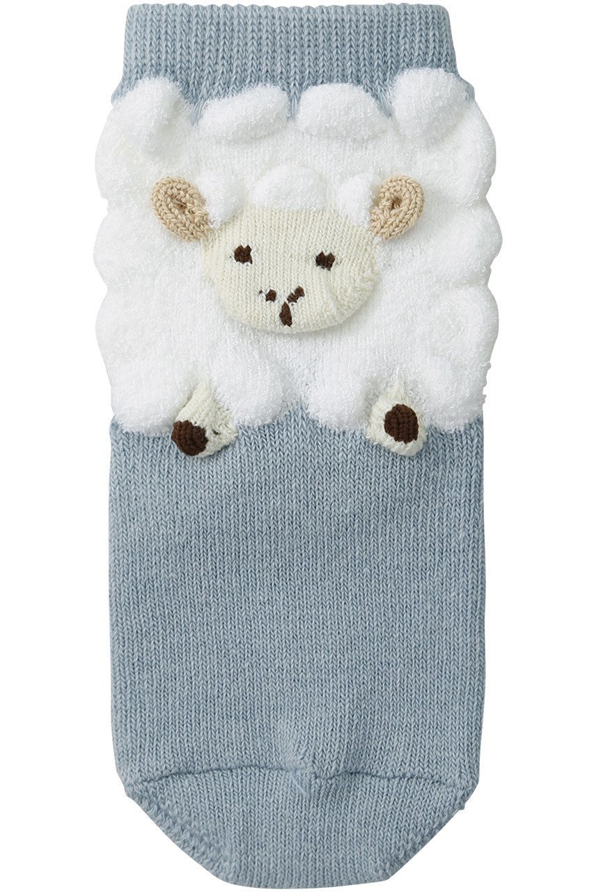 【ポプキンズ/POMPKINS / KIDS】の【BABY】【POP UP SOX】ひつじ インテリア・キッズ・メンズ・レディースファッション・服の通販 founy(ファニー) 　ファッション　Fashion　キッズファッション　Fashion for Kids　おすすめ　Recommended / Our Picks　ギフト プレゼント　Gift / Present　ソックス　Socks, Hosiery　ベビー　Baby, Babywear　モコモコ　Fuzzy, Fluffy　夏　Summer　定番　Standard, Basic Item　春　Spring　S/S・春夏　SS, Spring/Summer, Warm Season　サックス|ID: prp329100000032933 ipo3291000000036236107