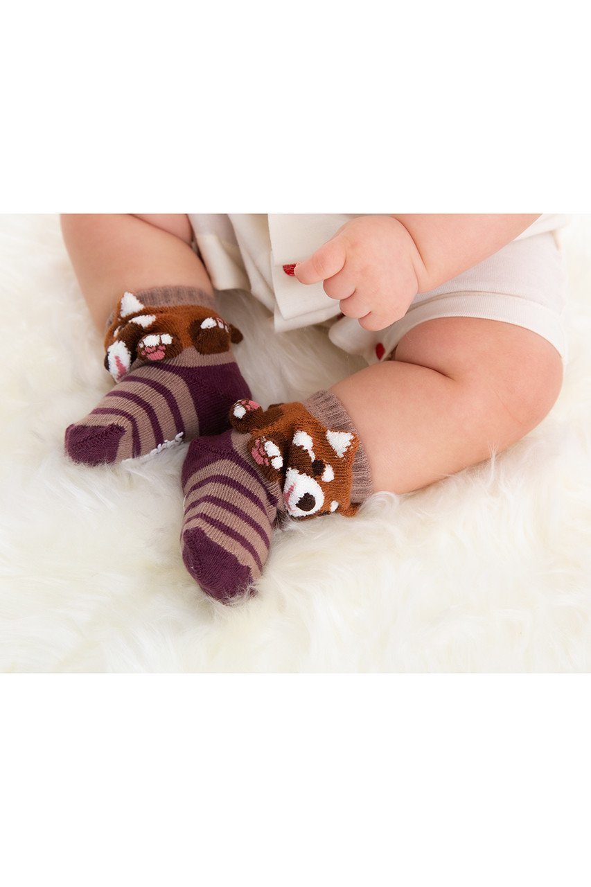 【ポプキンズ/POMPKINS / KIDS】の【BABY】【POP UP SOX】レッサーパンダ 人気、トレンドファッション・服の通販 founy(ファニー) ファッション Fashion キッズファッション Fashion for Kids おすすめ Recommended / Our Picks ソックス Socks, Hosiery ベビー Baby, Babywear 定番 Standard, Basic Item 日本製 Made In Japan other-4|ID: prp329100000032937 ipo3291000000036192249