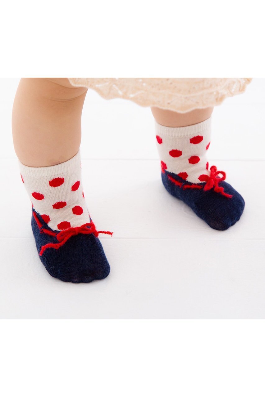 【ポプキンズ/POMPKINS / KIDS】の【Baby】【POP UP SOX】ドットバレエ 人気、トレンドファッション・服の通販 founy(ファニー) 　ファッション　Fashion　キッズファッション　KIDS　ギフト プレゼント　Gift Present　シューズ　Shoes　ソックス　Socks　ドット　Dot　バレエ　Ballet　ベビー　Baby　定番　Standard　日本製　Made In Japan　other-4|ID: prp329100000032953 ipo3291000000031437386