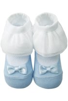 【ポプキンズ/POMPKINS / KIDS】の【BABY】【POP UP SOX】チュールフリルバレエソックス サックス|ID: prp329100000032958 ipo3291000000036191284
