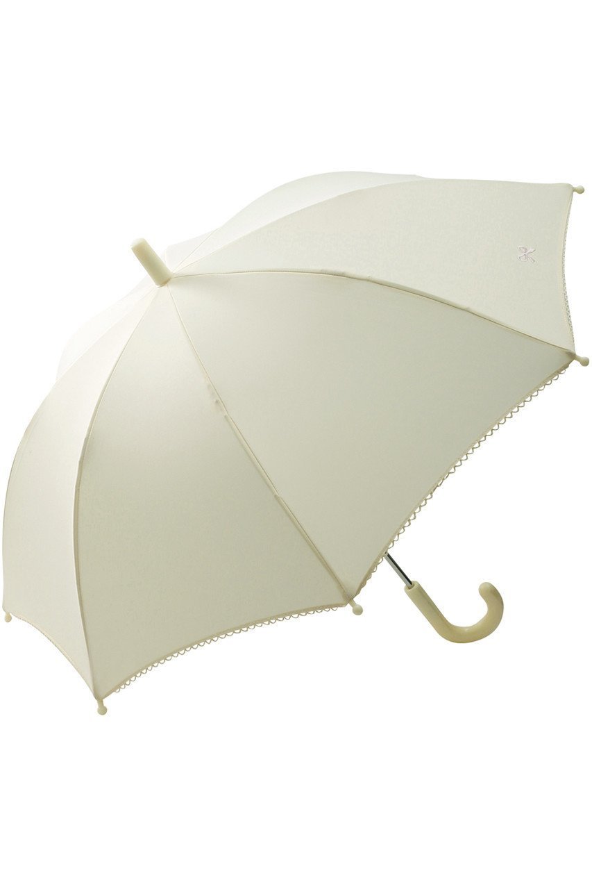【ポプキンズ/POMPKINS / KIDS】の【KIDS】リボン刺繍傘 インテリア・キッズ・メンズ・レディースファッション・服の通販 founy(ファニー) ファッション Fashion キッズファッション Fashion for Kids リボン Ribbon, Bow レース Lace, Lace Fabric ワンポイント One Point, Statement Accent 傘 Umbrella, Parasol 定番 Standard, Basic Item アイボリ-|ID: prp329100000032961 ipo3291000000036236942