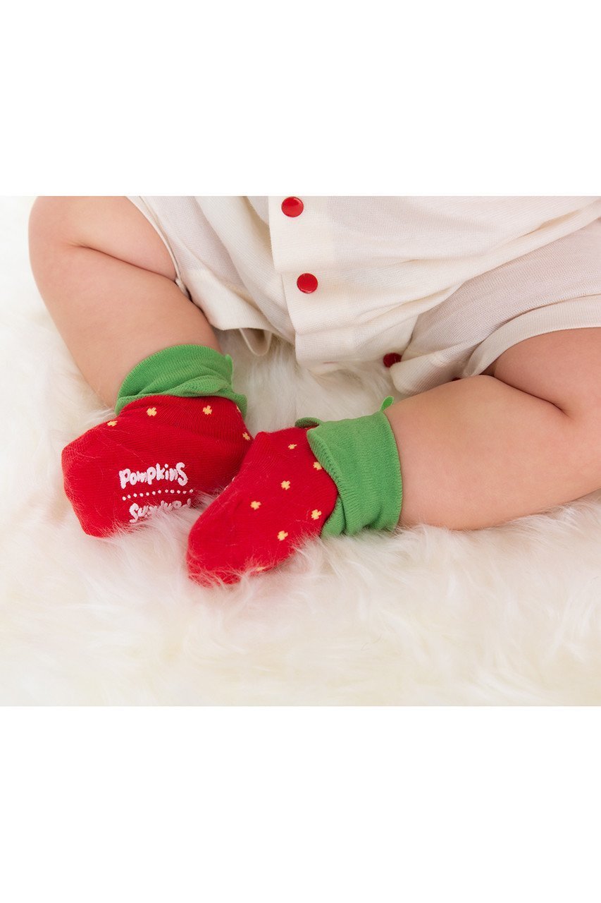 【ポプキンズ/POMPKINS / KIDS】の【Baby】【POP UP SOX】いちご 人気、トレンドファッション・服の通販 founy(ファニー) 　ファッション　Fashion　キッズファッション　KIDS　ギフト プレゼント　Gift Present　ソックス　Socks　モチーフ　Motif　定番　Standard　日本製　Made In Japan　other-4|ID: prp329100000032969 ipo3291000000031437742