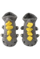 【ポプキンズ/POMPKINS / KIDS】の【Baby】【POP UP SOX】恐竜 人気、トレンドファッション・服の通販 founy(ファニー) ファッション Fashion キッズファッション KIDS おすすめ Recommend ギフト プレゼント Gift Present ソックス Socks ボーイズ Boys モチーフ Motif 定番 Standard 日本製 Made In Japan thumbnail グレー|ID: prp329100000032973 ipo3291000000021985699