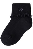 【ポプキンズ/POMPKINS / KIDS】の【KIDS】リボン刺繍ソックス ネイビー LL(23-25㎝) 人気、トレンドファッション・服の通販 founy(ファニー) ファッション Fashion キッズファッション Fashion for Kids シューズ Shoes, Footwear シンプル Simple, Minimal ソックス Socks, Hosiery ベーシック Basic, Essential リボン Ribbon, Bow thumbnail ネイビー|ID: prp329100000033015 ipo3291000000036247080