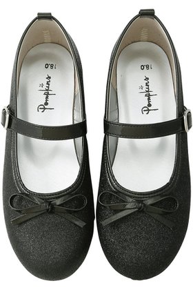 【ポプキンズ/POMPKINS / KIDS】 【KIDS】グリッターバレエシューズ人気、トレンドファッション・服の通販 founy(ファニー) ファッション Fashion キッズファッション Fashion for Kids シューズ Shoes, Footwear バレエ Ballet, Ballet Style リボン Ribbon, Bow 定番 Standard, Basic Item 結婚式 Wedding |ID:prp329100000033751