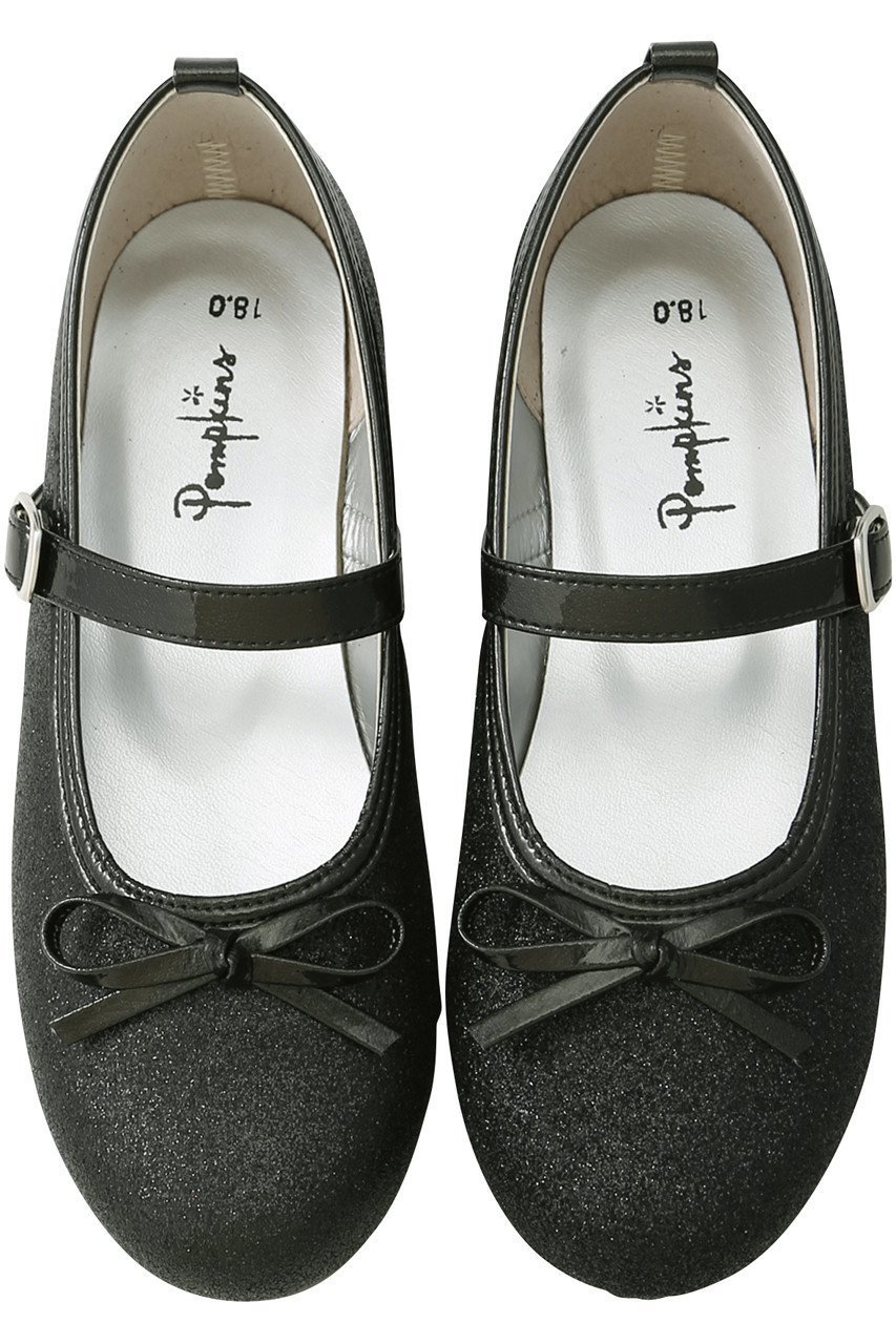 【ポプキンズ/POMPKINS / KIDS】の【KIDS】グリッターバレエシューズ 人気、トレンドファッション・服の通販 founy(ファニー) 　ファッション　Fashion　キッズファッション　Fashion for Kids　シューズ　Shoes, Footwear　バレエ　Ballet, Ballet Style　リボン　Ribbon, Bow　定番　Standard, Basic Item　結婚式　Wedding　 other-1|ID: prp329100000033751 ipo3291000000036190956