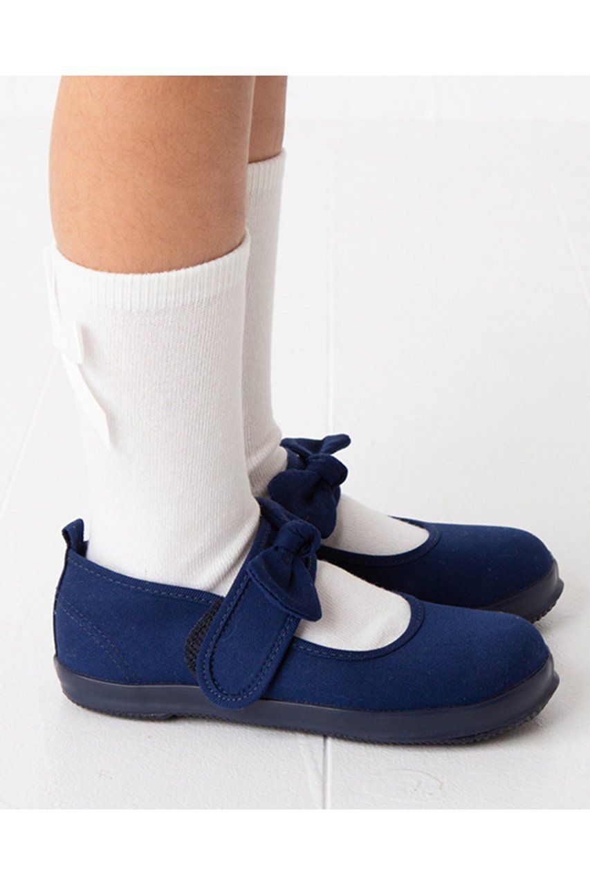 【ポプキンズ/POMPKINS / KIDS】の【KIDS】リボンベルトスニーカー 人気、トレンドファッション・服の通販 founy(ファニー) 　ファッション　Fashion　キッズファッション　KIDS　ギフト プレゼント　Gift Present　スニーカー　Sneakers　フェミニン　Feminine　フォルム　Form　フォーマル　Formal　フラット　Flat　リボン　Ribbon　エレガント 上品　Elegant　定番　Standard　other-6|ID: prp329100000033835 ipo3291000000031427183