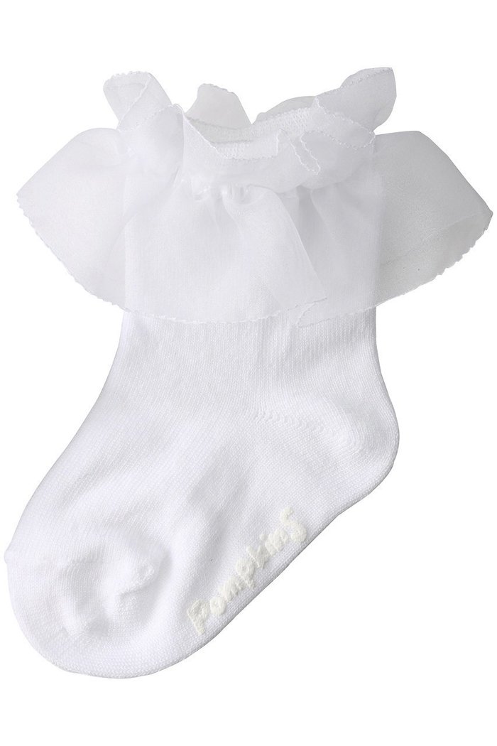 【ポプキンズ/POMPKINS / KIDS】の【KIDS】オーガンジーレースソックス ブラック LL(23-24cm) インテリア・キッズ・メンズ・レディースファッション・服の通販 founy(ファニー) https://founy.com/ ファッション Fashion キッズファッション Fashion for Kids オケージョン Occasion Wear オーガンジー Organza Fabric ソックス Socks, Hosiery モノトーン Monotone, Black and White レース Lace, Lace Fabric 定番 Standard, Basic Item |ID: prp329100000033850 ipo3291000000036192179