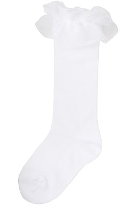 【ポプキンズ/POMPKINS / KIDS】 【KIDS】オーガンジーレースハイソックス ブラック LL(23-24cm)人気、トレンドファッション・服の通販 founy(ファニー) ファッション Fashion キッズファッション Fashion for Kids オーガンジー Organza Fabric ソックス Socks, Hosiery フェミニン Feminine, Girly ベーシック Basic, Essential レース Lace, Lace Fabric 定番 Standard, Basic Item |ID:prp329100000033861