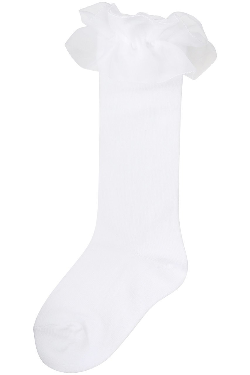 【ポプキンズ/POMPKINS / KIDS】の【KIDS】オーガンジーレースハイソックス ブラック LL(23-24cm) インテリア・キッズ・メンズ・レディースファッション・服の通販 founy(ファニー) ファッション Fashion キッズファッション Fashion for Kids オーガンジー Organza Fabric ソックス Socks, Hosiery フェミニン Feminine, Girly ベーシック Basic, Essential レース Lace, Lace Fabric 定番 Standard, Basic Item ホワイト|ID: prp329100000033861 ipo3291000000036236893