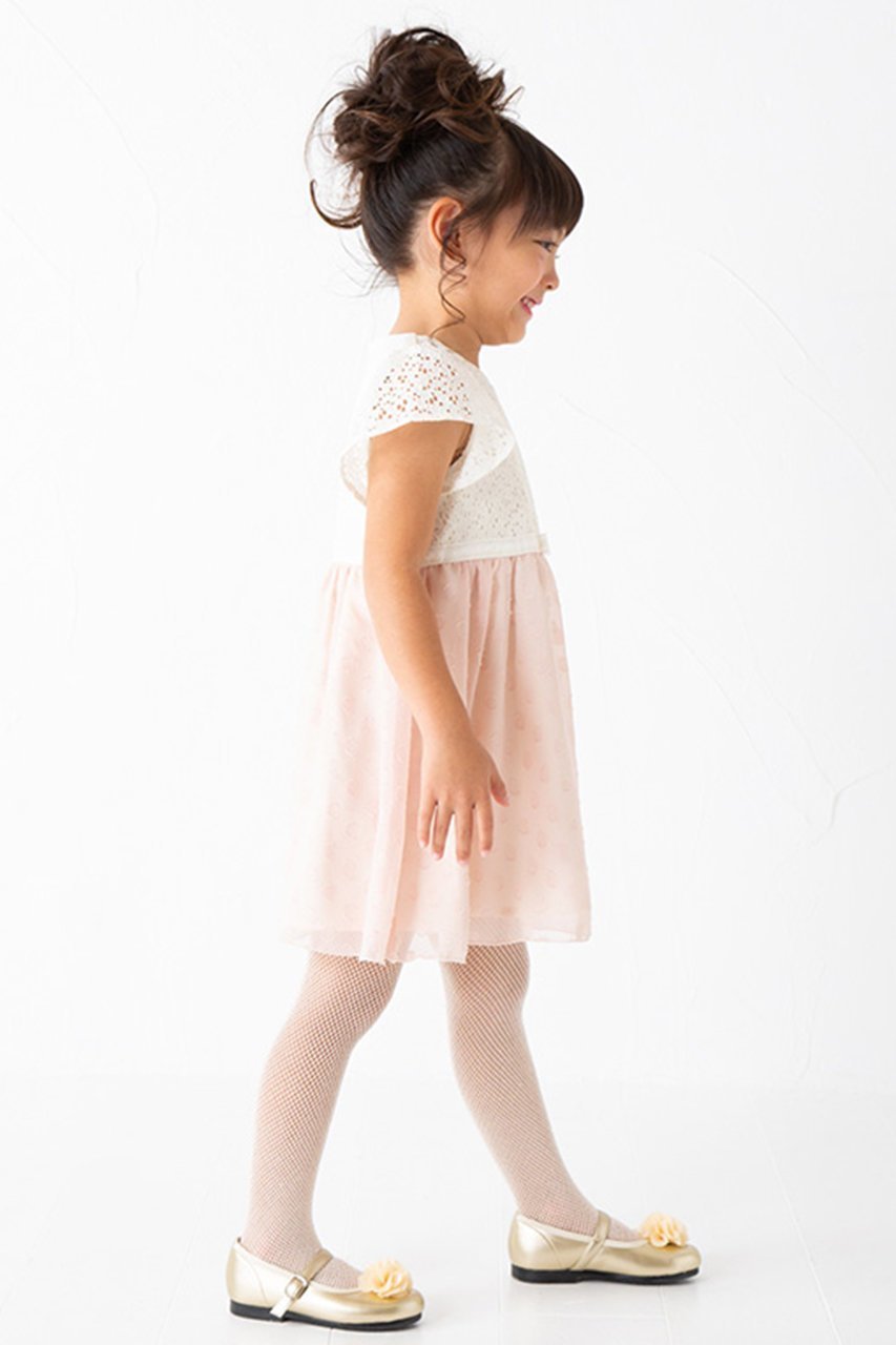 【ポプキンズ/POMPKINS / KIDS】の【KIDS】シフォン花つきシューズ 人気、トレンドファッション・服の通販 founy(ファニー) 　ファッション　Fashion　キッズファッション　Fashion for Kids　エアリー　Airy Texture　ガーリー　Girly, Feminine Style　ギフト プレゼント　Gift / Present　シフォン　Chiffon, Lightweight Fabric　シューズ　Shoes, Footwear　フォルム　Silhouette, Form　フラワー　Flower, Floral　モチーフ　Motif, Design Theme　ラップ　Wrap, Wrap Design　エレガント 上品　Elegant　再入荷　Restock / Back in Stock　定番　Standard, Basic Item　other-8|ID: prp329100000033892 ipo3291000000033896210
