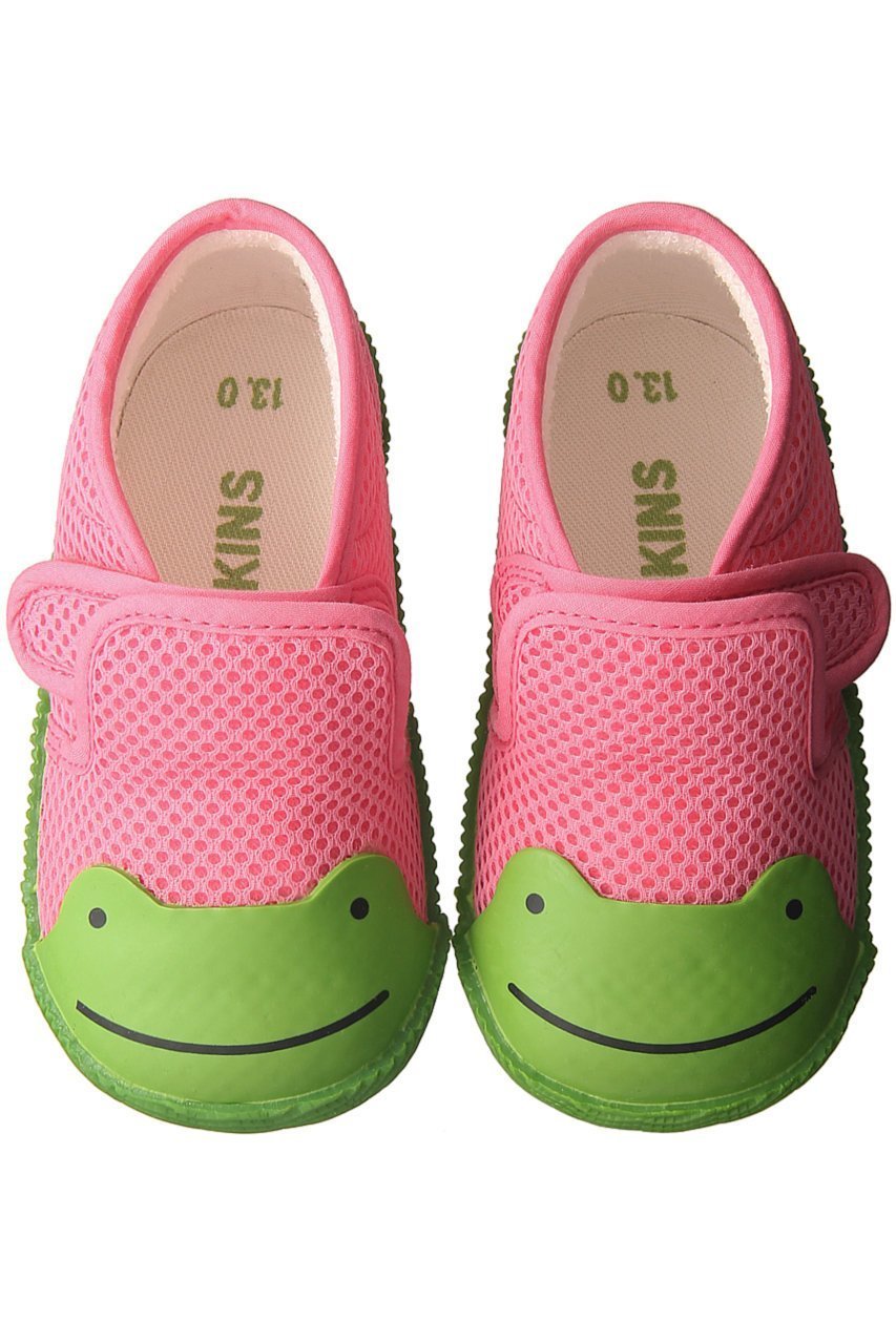 【ポプキンズ/POMPKINS / KIDS】の【KIDS】かえるシューズ 人気、トレンドファッション・服の通販 founy(ファニー) 　ファッション　Fashion　キッズファッション　Fashion for Kids　シューズ　Shoes, Footwear　フェイス　Face, Facial Design　メッシュ　Mesh, Net Fabric　定番　Standard, Basic Item　 other-1|ID: prp329100000033926 ipo3291000000033666733