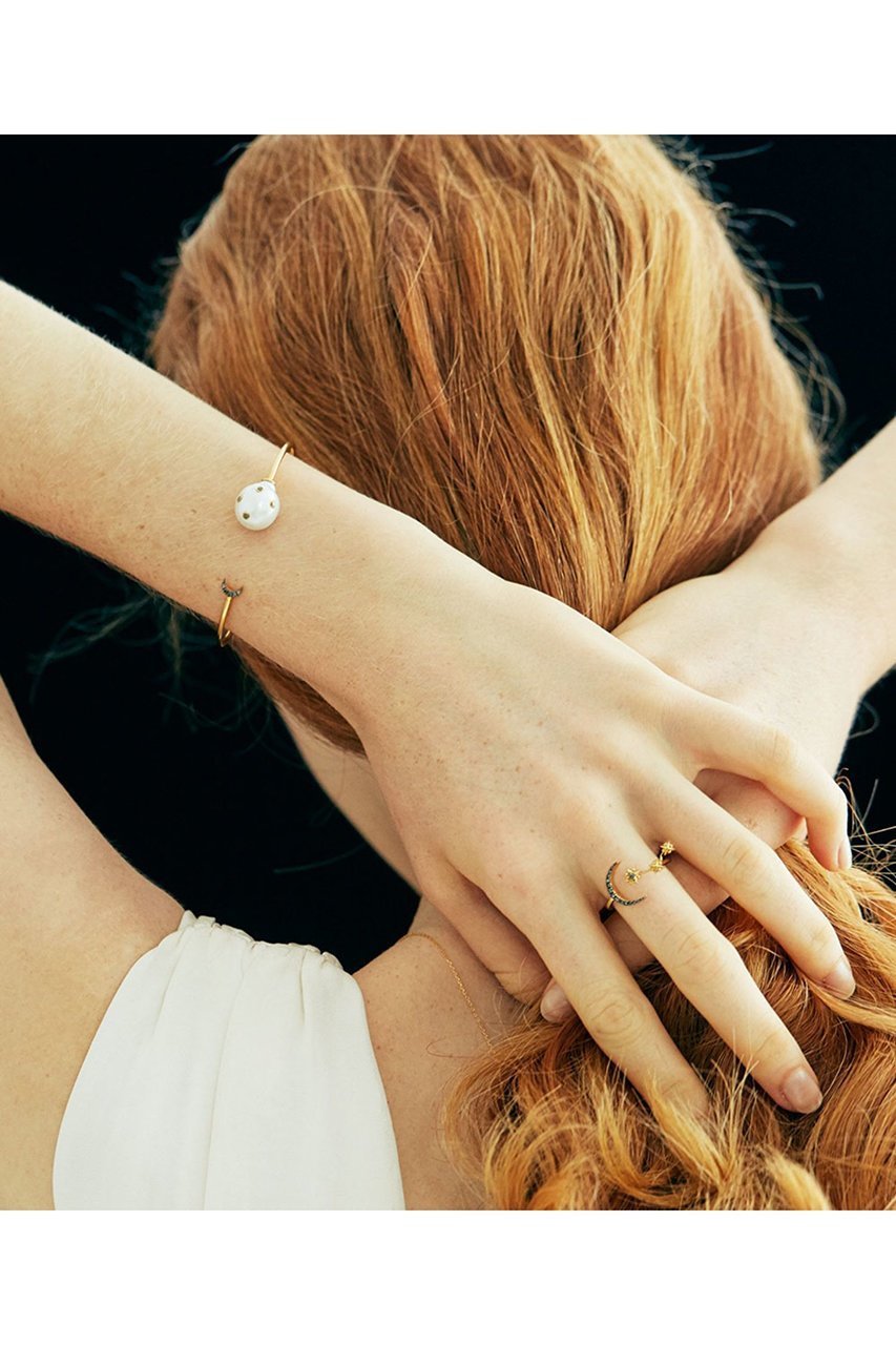 【アルティーダ ウード/ARTIDA OUD】の[glimmer] ニュームーン スター オープン リング 人気、トレンドファッション・服の通販 founy(ファニー) 　ファッション　Fashion　レディースファッション　Fashion for Women　ジュエリー　Jewelry　クリスマス X'mas　Christmas / X'mas　コレクション　Collection, Seasonal Line　ダイヤモンド　Diamond, Brilliant Cut　モチーフ　Motif, Design Theme　人気　Popular, Best Seller　other-2|ID: prp329100000035523 ipo3291000000031422271