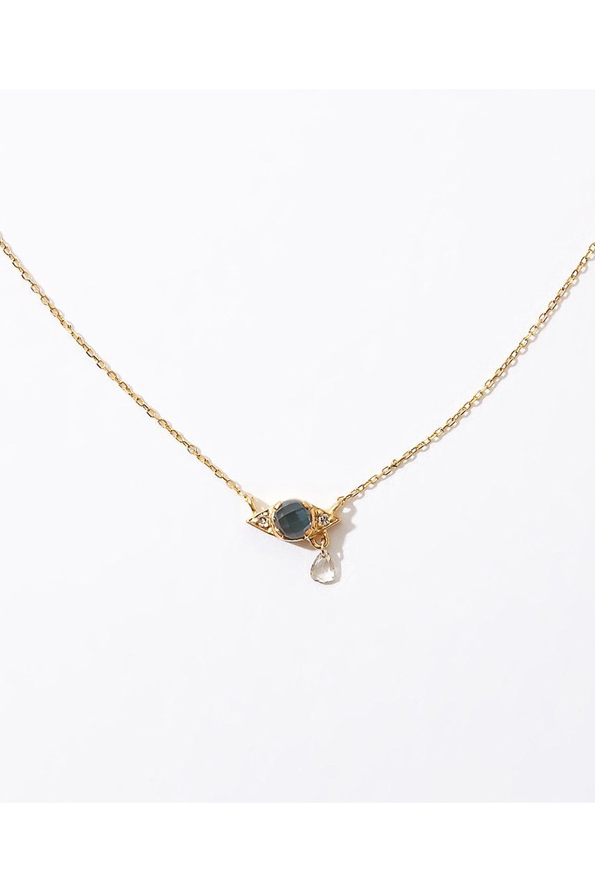 【アルティーダ ウード/ARTIDA OUD】の[eden] evil eye K10 ロンドンブルートパーズ ネックレス インテリア・キッズ・メンズ・レディースファッション・服の通販 founy(ファニー) 　ファッション　Fashion　レディースファッション　WOMEN　ジュエリー　Jewelry　ネックレス　Necklaces　おすすめ　Recommend　ダイヤモンド　Diamond　ネックレス　Necklace　フォルム　Form　ベーシック　Basic　モチーフ　Motif　ダークブルー|ID: prp329100000035827 ipo3291000000031248911