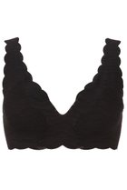 【エス バイ スロギー/S by sloggi】の【ZERO FEEL】レース ボタニカル ハーフトップ sloggi G057 N-Top3 ブラック|ID: prp329100000036015 ipo3291000000036138763