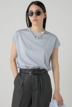 【カオス/Chaos】のCRアームレットTシャツ 人気、トレンドファッション・服の通販 founy(ファニー) ファッション Fashion レディースファッション Fashion for Women トップス・カットソー Cut & Sew Tops シャツ・ブラウス・オフィスカジュアル Elegant Blouses & Button-Ups ロングTシャツ・Tシャツ Longline T-Shirts & Tees カットソー・ベーシックTシャツ Cut-and-Sewn Tops / Stretch Tees & Basics ショート Short, Short Length スリーブ Sleeve, Long Sleeve / Short Sleeve 定番 Standard, Basic Item thumbnail サックス|ID: prp329100000037005 ipo3291000000036650023