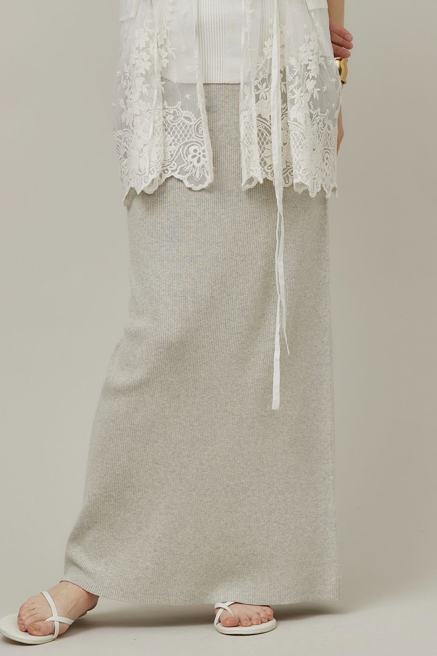 【カレンソロジー/Curensology】のCリブタイトスカート インテリア・キッズ・メンズ・レディースファッション・服の通販 founy(ファニー) ファッション Fashion レディースファッション Fashion for Women スカート Skirts タイトスカート Pencil Skirt, Tight Skirt ロング Long, Long-Length オフホワイト|ID: prp329100000037089 ipo3291000000032944271