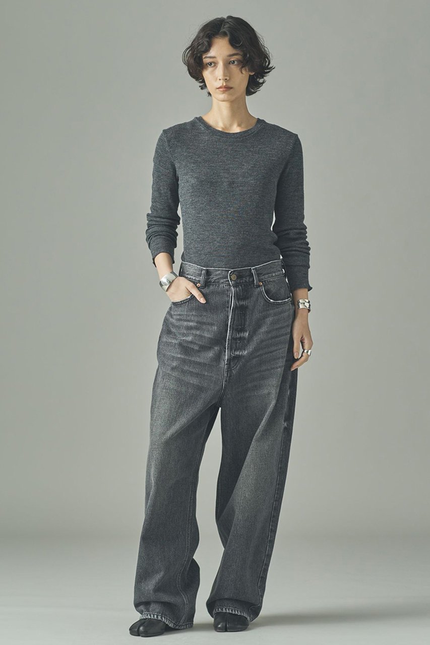 【カレンソロジー/Curensology】のウールテレコクルーネックプルオーバー 人気、トレンドファッション・服の通販 founy(ファニー) 　ファッション　Fashion　レディースファッション　Fashion for Women　トップス・カットソー　Cut & Sew Tops　ニット　Knit Tops & Sweaters　カジュアルプルオーバー・ニットトップス　Pullovers & Knit Tops / Casual Pullovers　インナー　Innerwear　コンパクト　Compact, Small Size　シンプル　Simple, Minimal　テレコ　Ribbed, Rib Stitch　other-5|ID: prp329100000037466 ipo3291000000036593594