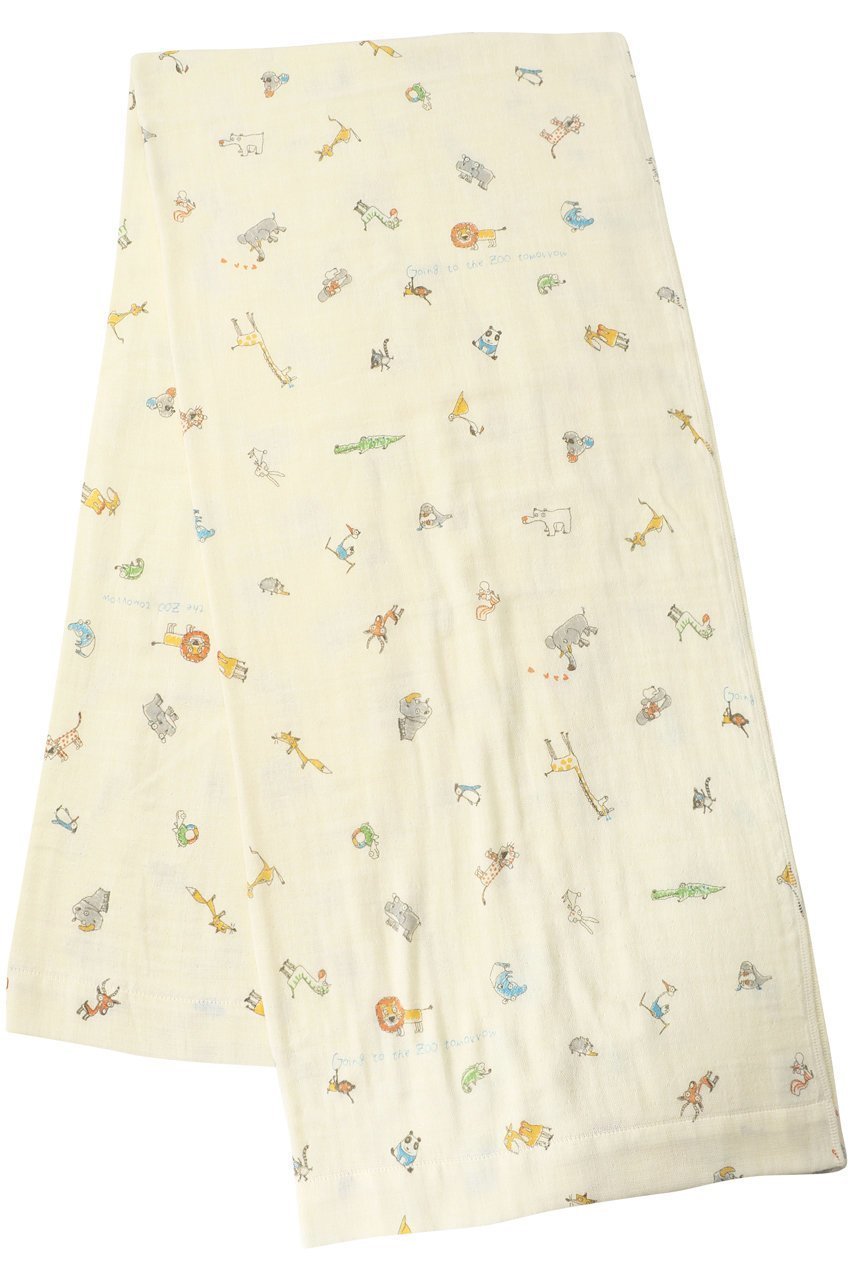 【コンテックス/kontex / KIDS】の【KIDS】ベビースロー ケット インテリア・キッズ・メンズ・レディースファッション・服の通販 founy(ファニー) 　ファッション　Fashion　キッズファッション　Fashion for Kids　ギフト プレゼント　Gift / Present　ブランケット　Blanket, Throw Blanket　プリント　Print, Printed Pattern　ベビー　Baby, Babywear　定番　Standard, Basic Item　ズー|ID: prp329100000038412 ipo3291000000032838596