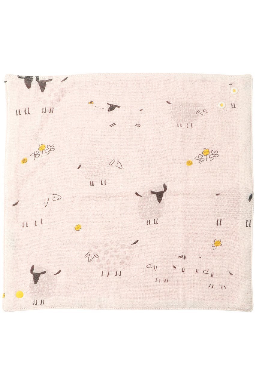 【コンテックス/kontex / KIDS】の【KIDS】3WAY スタイ キャレ インテリア・キッズ・メンズ・レディースファッション・服の通販 founy(ファニー) 　ファッション　Fashion　キッズファッション　Fashion for Kids　ギフト プレゼント　Gift / Present　ハンカチ　Handkerchief, Hanky　バンダナ　Bandana, Head Scarf　プリント　Print, Printed Pattern　ループ　Loop, Loop Knit　定番　Standard, Basic Item　ひつじ サーモンピンク|ID: prp329100000038434 ipo3291000000036246486