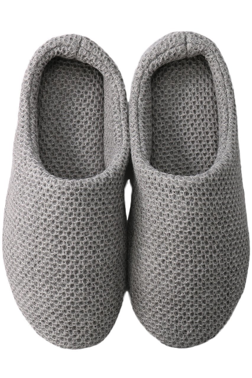 【コンテックス/kontex / GOODS】のヴィンテージワッフル ルームシューズ インテリア・キッズ・メンズ・レディースファッション・服の通販 founy(ファニー) シューズ Shoes, Footwear シンプル Simple, Minimal メランジ Melange, Mixed Yarn リネン Linen, Linen Fabric ワッフル Waffle, Waffle Knit 定番 Standard, Basic Item アイスグレー|ID: prp329100000038519 ipo3291000000033665713
