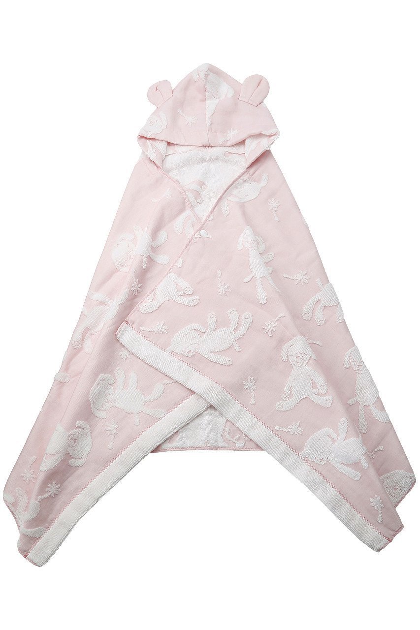 【コンテックス/kontex / KIDS】の【KIDS】マカロン フード付バスタオル インテリア・キッズ・メンズ・レディースファッション・服の通販 founy(ファニー) 　ファッション　Fashion　キッズファッション　Fashion for Kids　タオル　Towel, Bath Towel　ベビー　Baby, Babywear　モチーフ　Motif, Design Theme　定番　Standard, Basic Item　犬　Dog　羽織　Haori, Light Jacket　ピンク|ID: prp329100000038581 ipo3291000000033616121