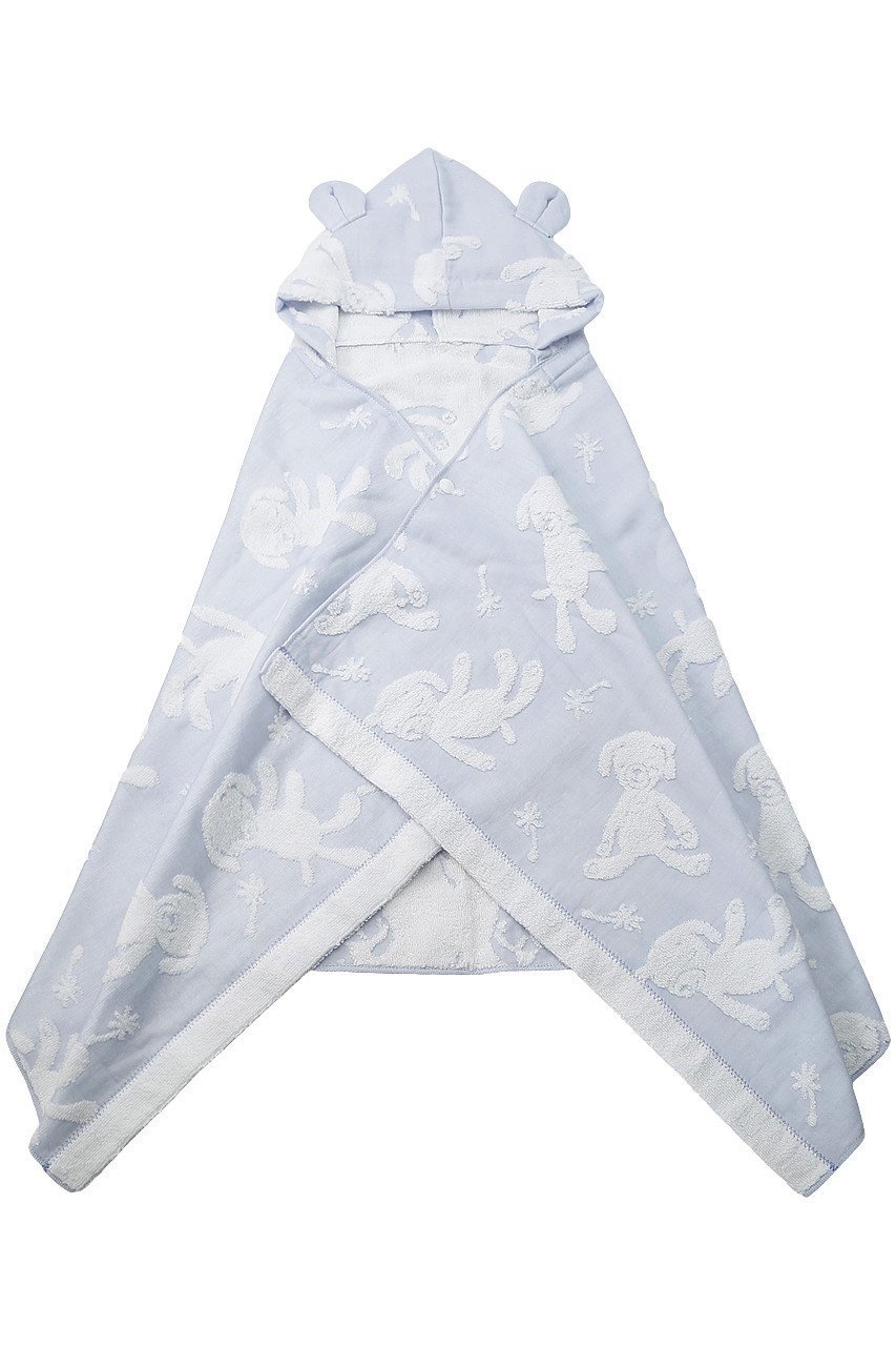 【コンテックス/kontex / KIDS】の【KIDS】マカロン フード付バスタオル インテリア・キッズ・メンズ・レディースファッション・服の通販 founy(ファニー) 　ファッション　Fashion　キッズファッション　Fashion for Kids　タオル　Towel, Bath Towel　ベビー　Baby, Babywear　モチーフ　Motif, Design Theme　定番　Standard, Basic Item　犬　Dog　羽織　Haori, Light Jacket　ブルー|ID: prp329100000038581 ipo3291000000036236538
