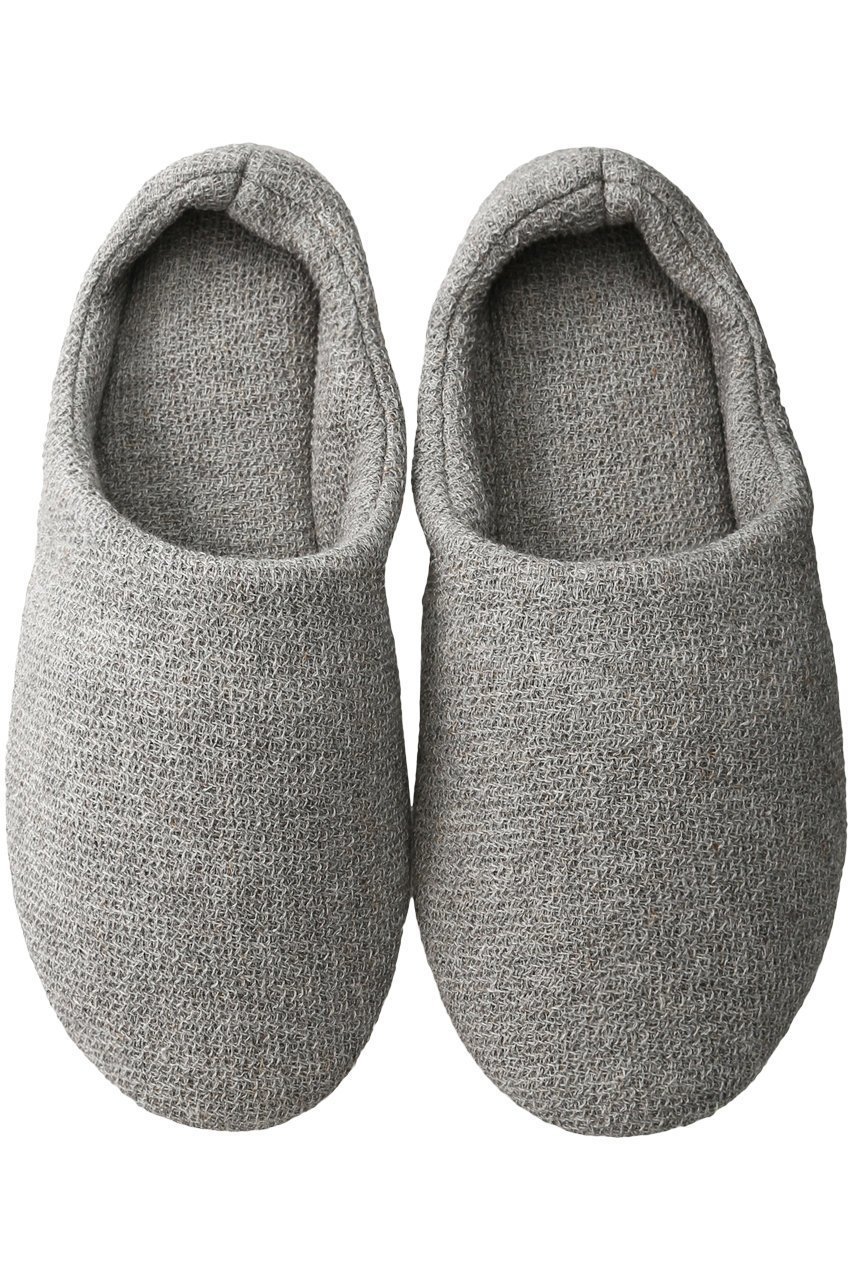 【コンテックス/kontex / GOODS】のラーナ ルームシューズ インテリア・キッズ・メンズ・レディースファッション・服の通販 founy(ファニー) シューズ Shoes, Footwear シンプル Simple, Minimal ワッフル Waffle, Waffle Knit 定番 Standard, Basic Item 洗える Machine Washable グレー|ID: prp329100000038679 ipo3291000000033665702