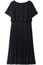 【アナイ/ANAYI】のソフトツイルプリーツソデツキワンピース ネイビー|ID: prp329100000039371 ipo3291000000035738645