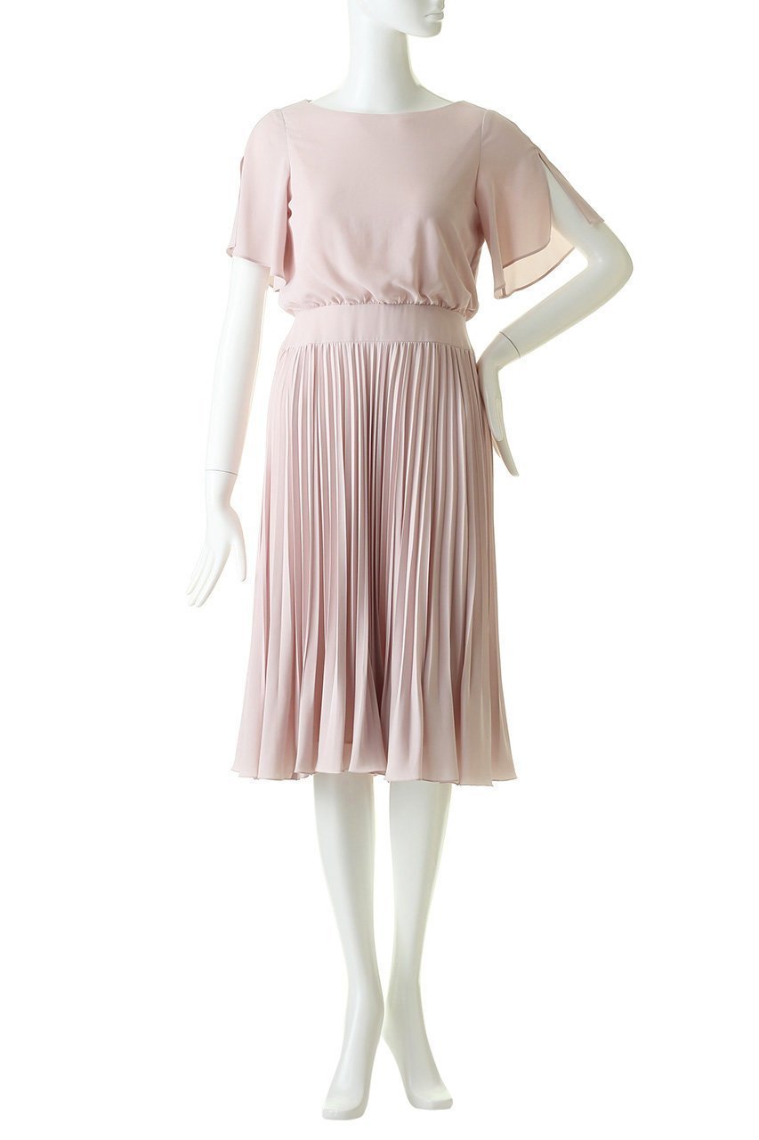 【アナイ/ANAYI】のソフトツイルプリーツソデツキワンピース 人気、トレンドファッション・服の通販 founy(ファニー) 　ファッション　Fashion　レディースファッション　Fashion for Women　ワンピース　Dresses　チュニック　Tunic Tops & Dresses　スリット　Slit, Slit Detail　スリーブ　Sleeve, Long Sleeve / Short Sleeve　チュニック　Tunic, Long Top　パーティ　Party, Party Style　フェミニン　Feminine, Girly　フレア　Flare, Flared　プリーツ　Pleats, Pleated　other-2|ID: prp329100000039371 ipo3291000000035738647