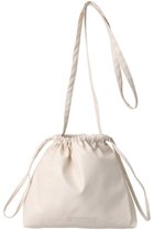 【メゾンスペシャル/MAISON SPECIAL】のフェイクレザー2WAY巾着バッグ WHT(ホワイト)|ID: prp329100000043088 ipo3291000000035102863