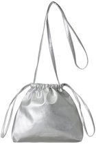 【メゾンスペシャル/MAISON SPECIAL】のフェイクレザー2WAY巾着バッグ SLV(シルバー)|ID: prp329100000043088 ipo3291000000035102867