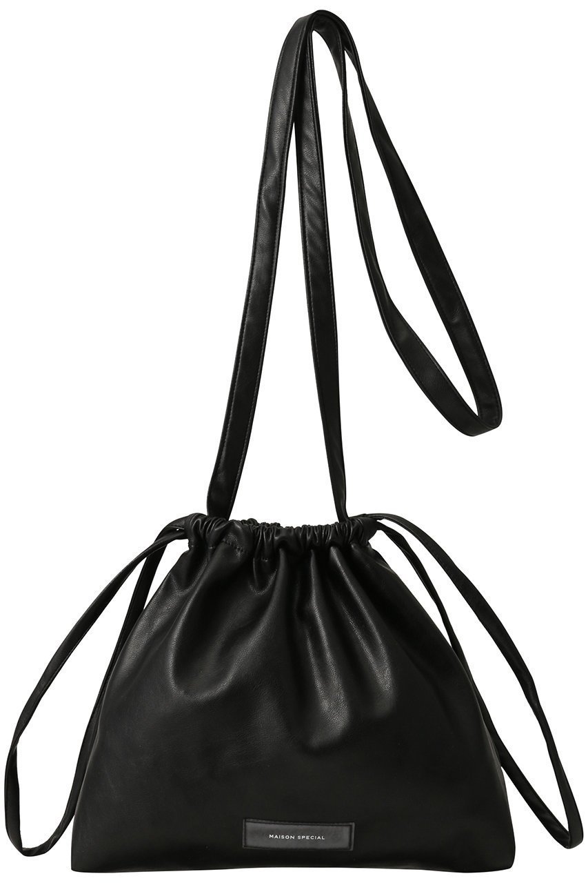 【メゾンスペシャル/MAISON SPECIAL】のフェイクレザー2WAY巾着バッグ 人気、トレンドファッション・服の通販 founy(ファニー) ファッション Fashion レディースファッション Fashion for Women バッグ Bags ショルダー Shoulder, Shoulder Strap フェイクレザー Faux Leather, PU Leather ポシェット Pochette, Mini Bag リアル Real, Realistic ロング Long, Long-Length 巾着 Drawstring Bag, Kinchaku 旅行 Travel other-1|ID: prp329100000043088 ipo3291000000035873012